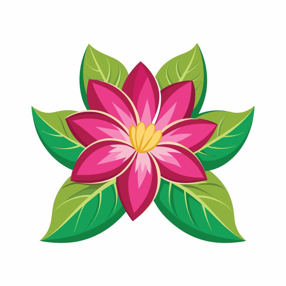 Abstract spring flower for card decor illustration vector
