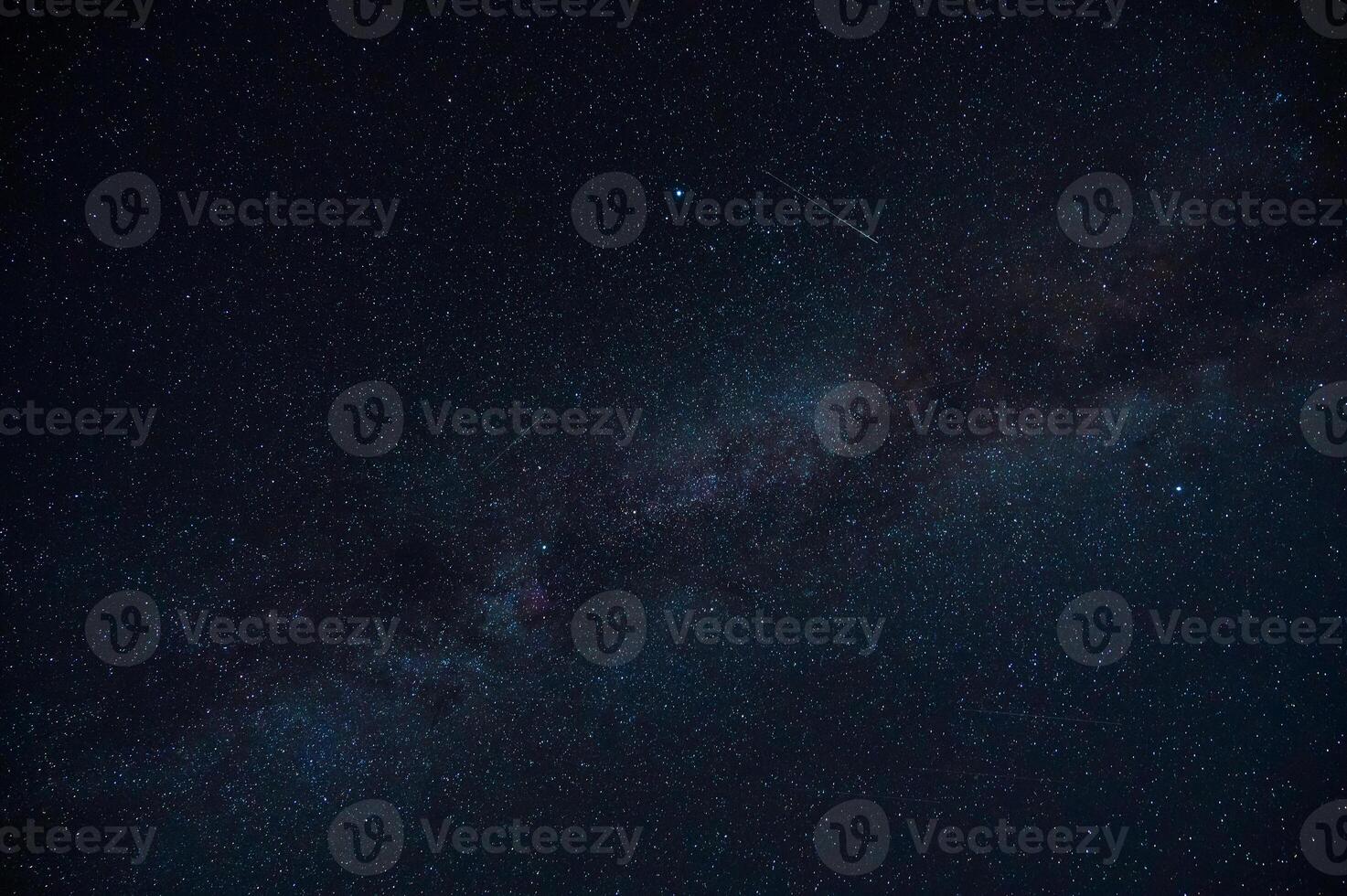 night starry sky with stars and universes on background photo