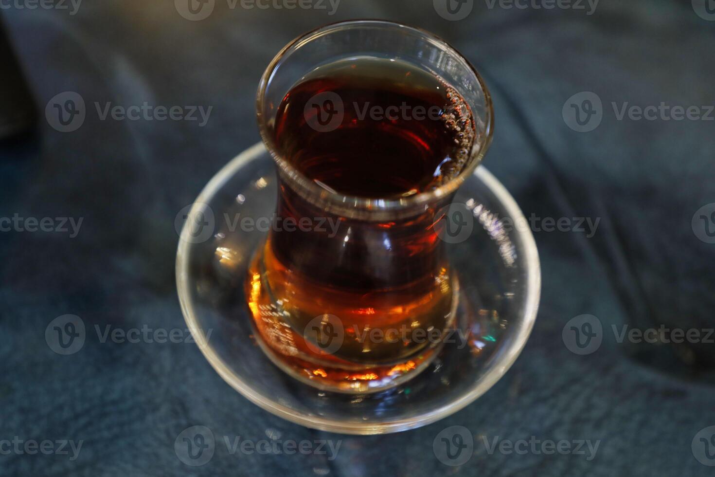 Turkish Tea in a Glass photo