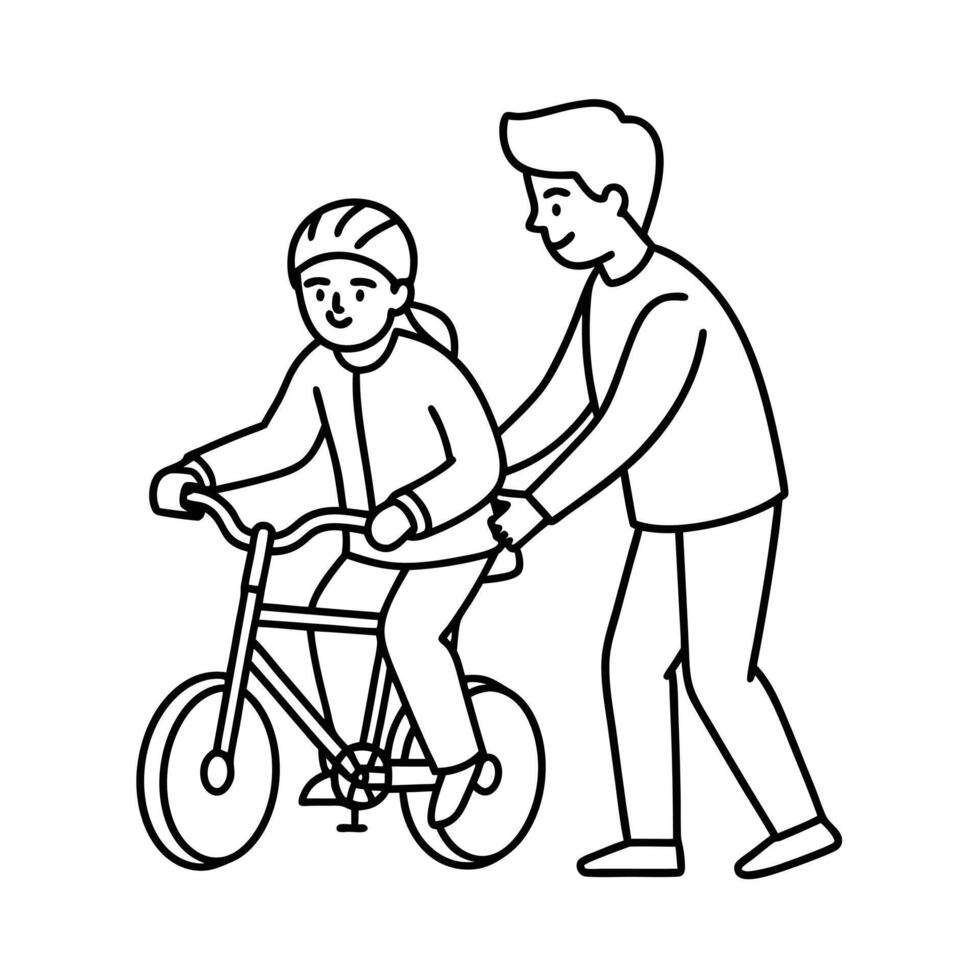 Acts of care coloring pages vector