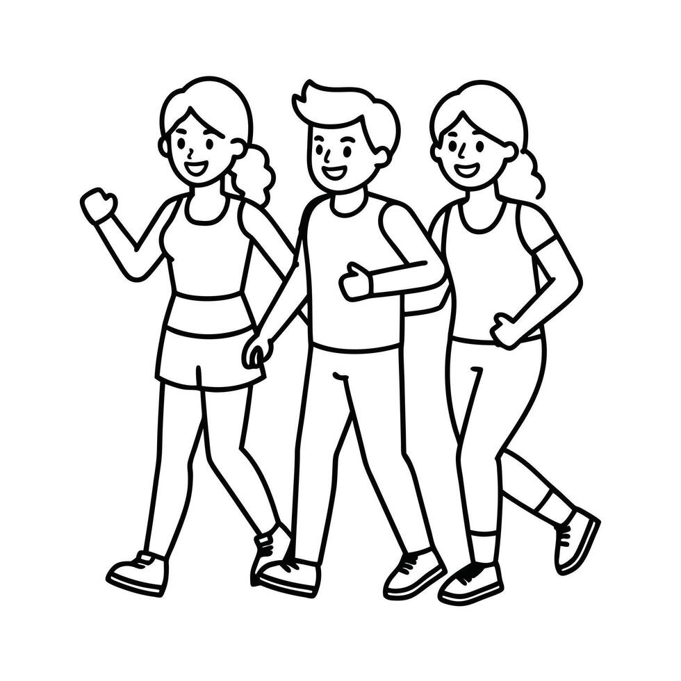 Acts of care coloring pages vector