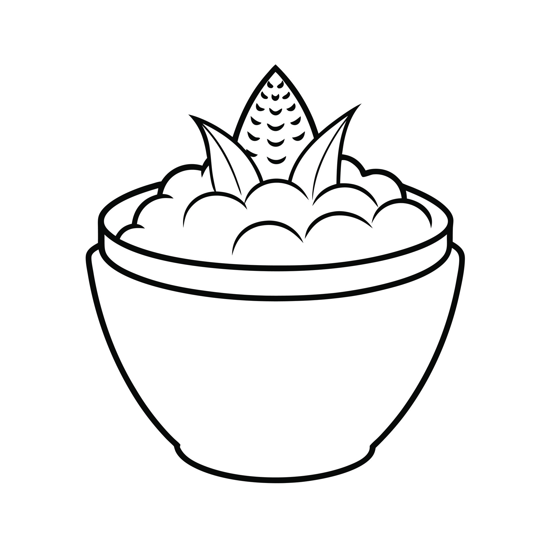 Mexican food coloring pages 47850025 Vector Art at Vecteezy
