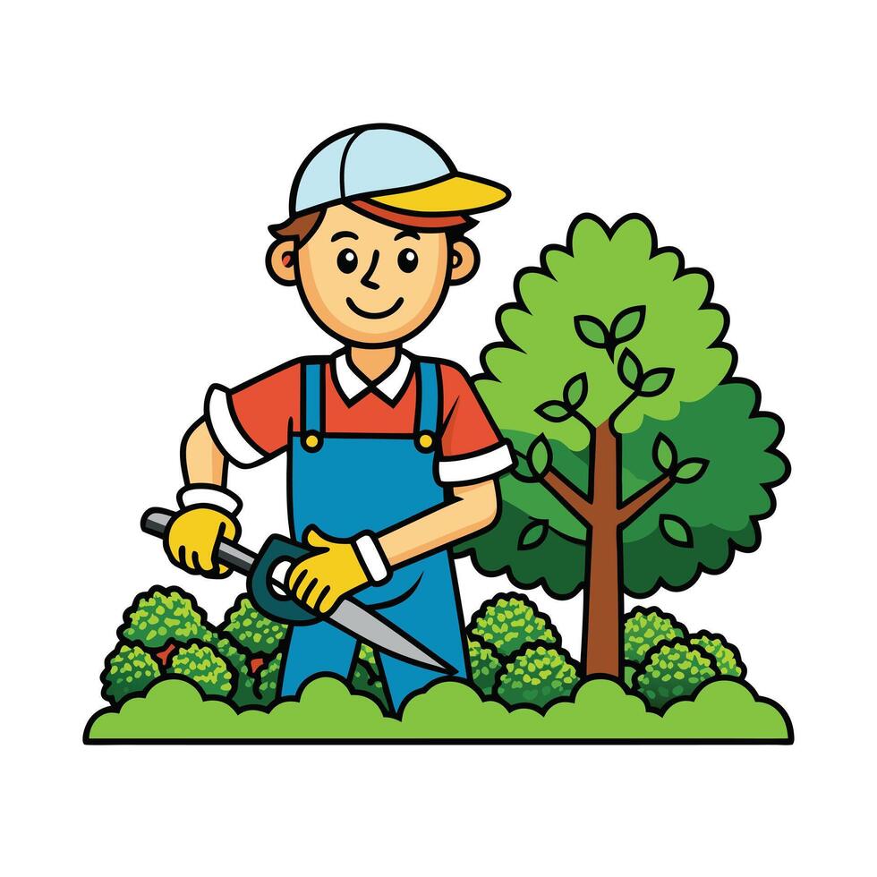 People working Sketch Hand drawn single line art coloring page vector