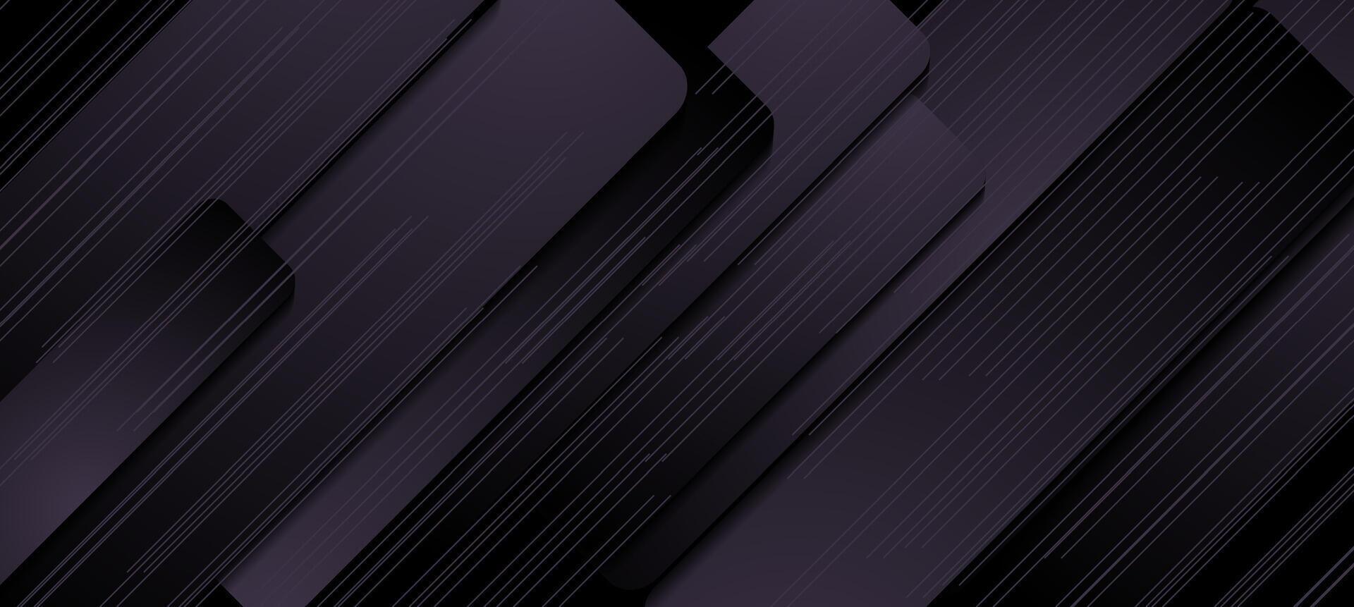 Dark violet stripes and lines abstract geometric background vector