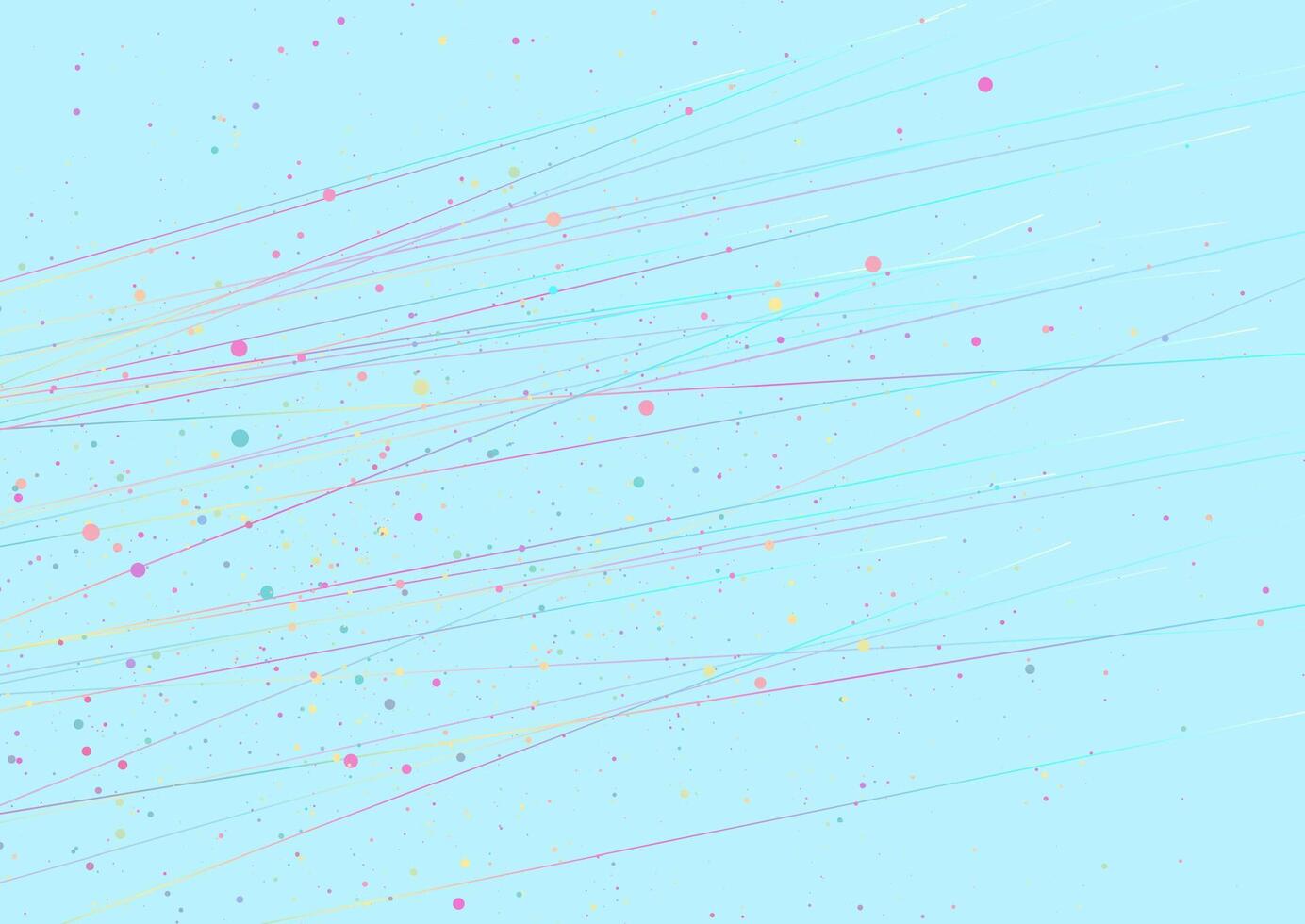 Holographic minimal lines and small particles abstract background vector