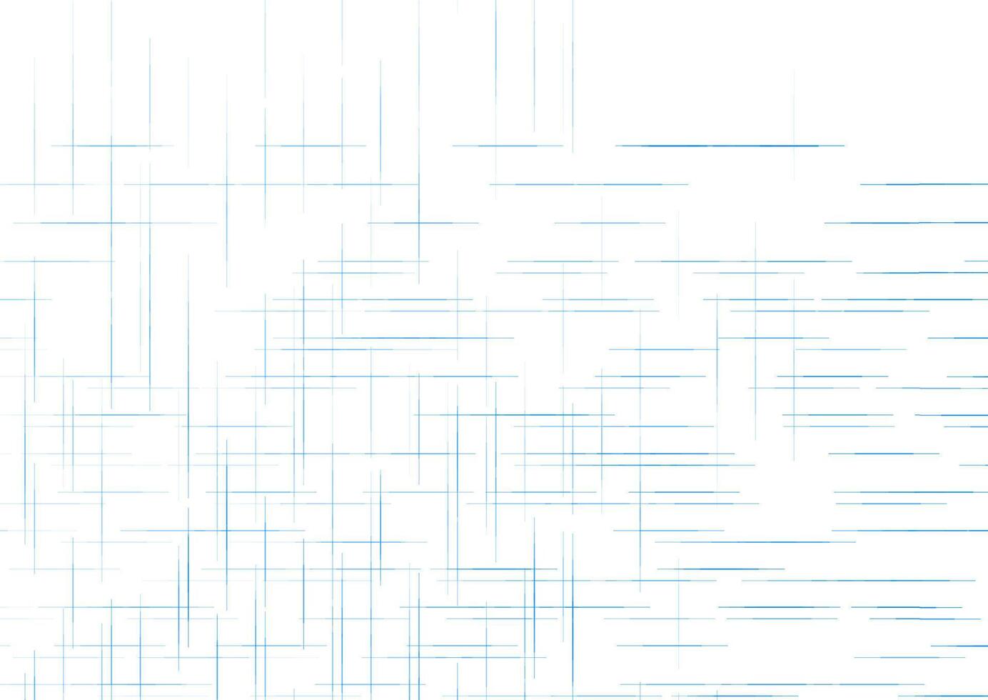 Blue minimal geometrical lines abstract futuristic tech background vector