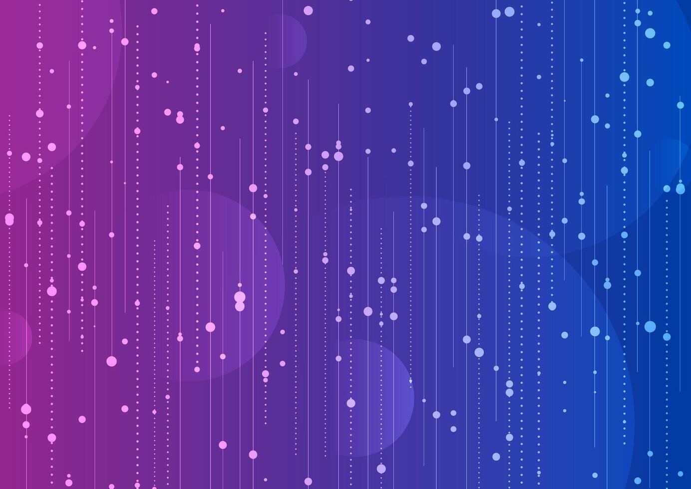 Bright hi-tech abstract background with dots and lines vector