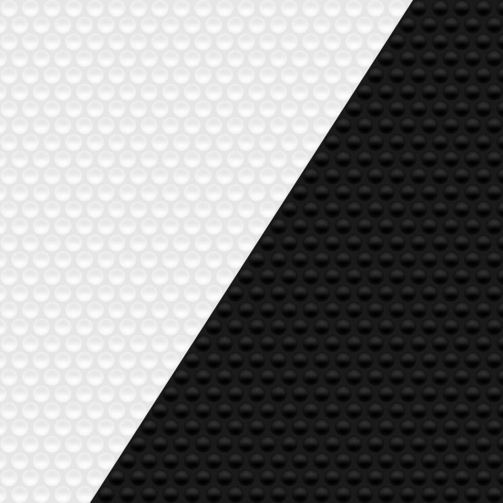 Contrast black and white tech geometric background with dots vector