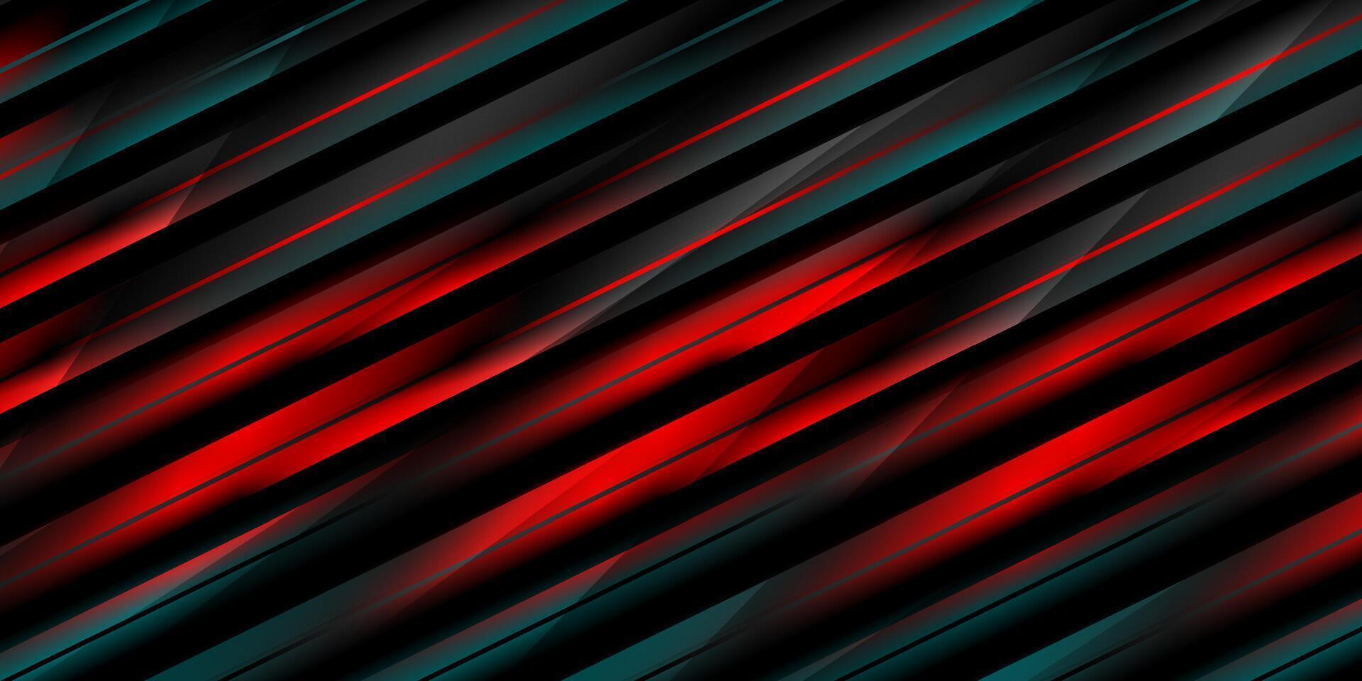 Dark red and blue glossy stripes abstract background vector