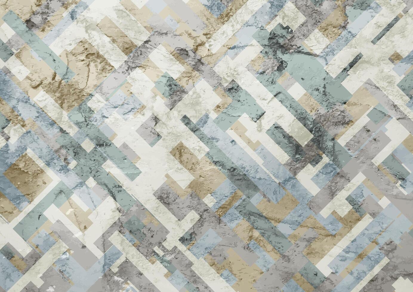 Geometrical stripes abstract grunge retro background vector