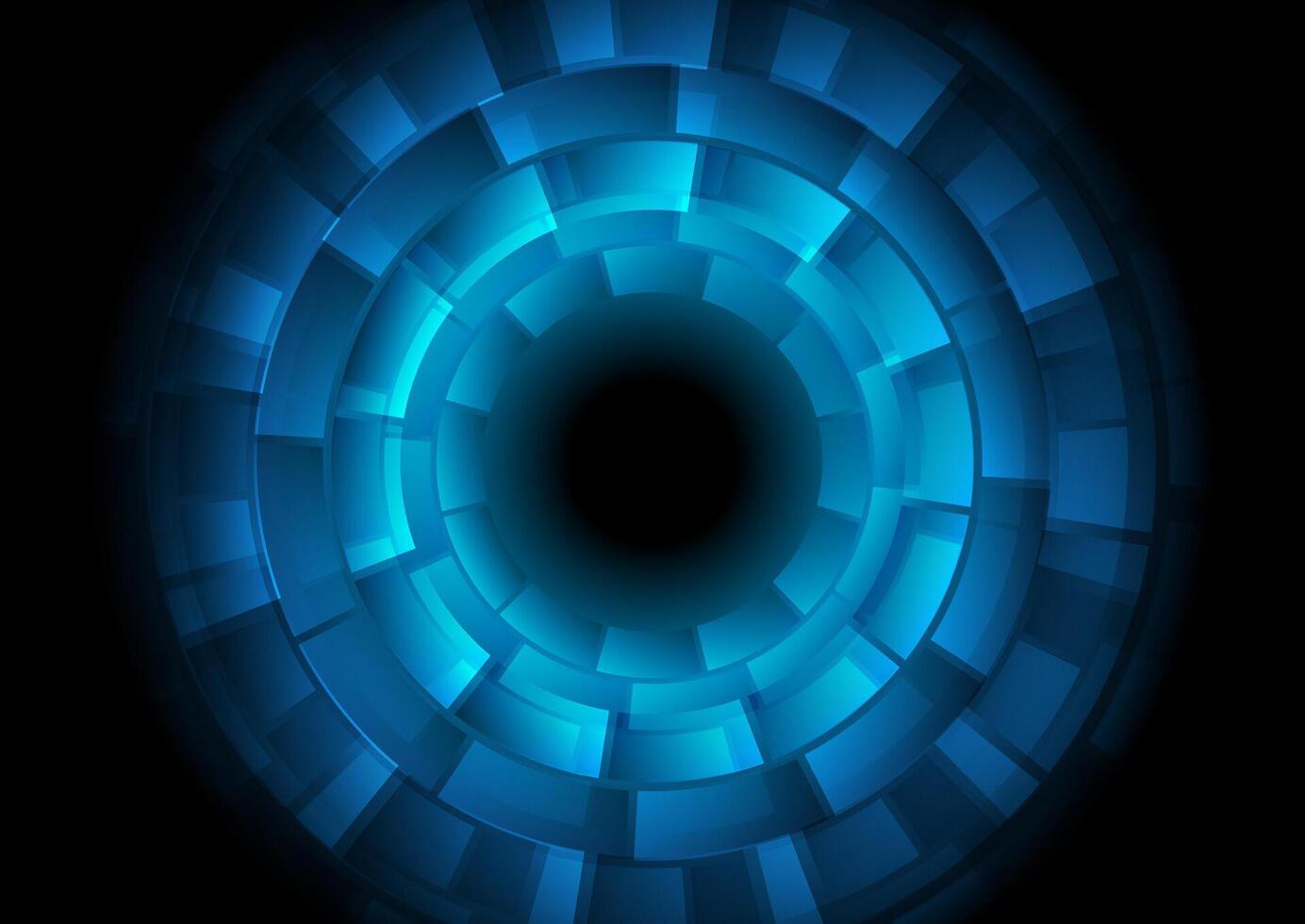 Futuristic technology dark blue abstract background vector