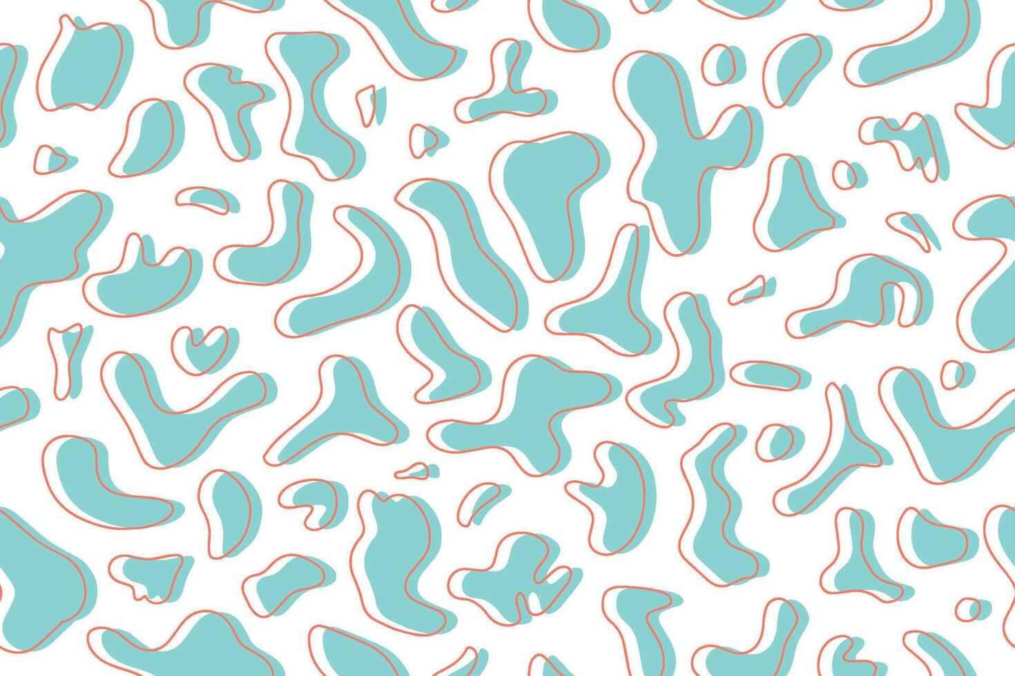 Seamless pattern of colored spots of organic liquid. Abstract spots. Flat design, . illustration. illustration vector