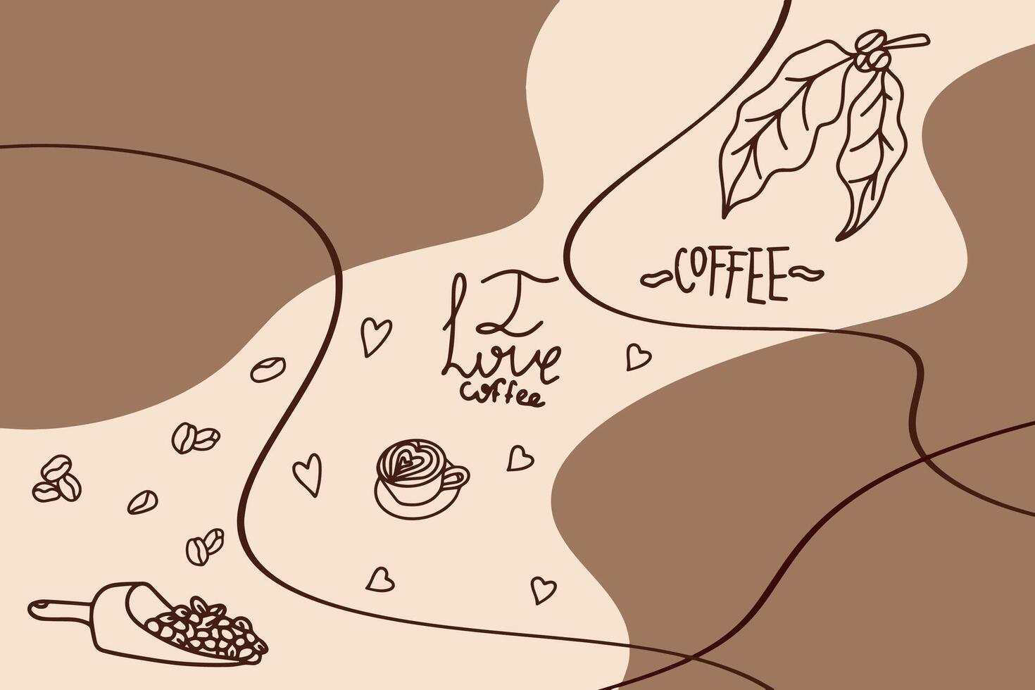 Banner for menu and recipes. Set of hand drawn cafe theme. Doodles for coffee, bakery for cafe menu, pastry shop. illustration. vector