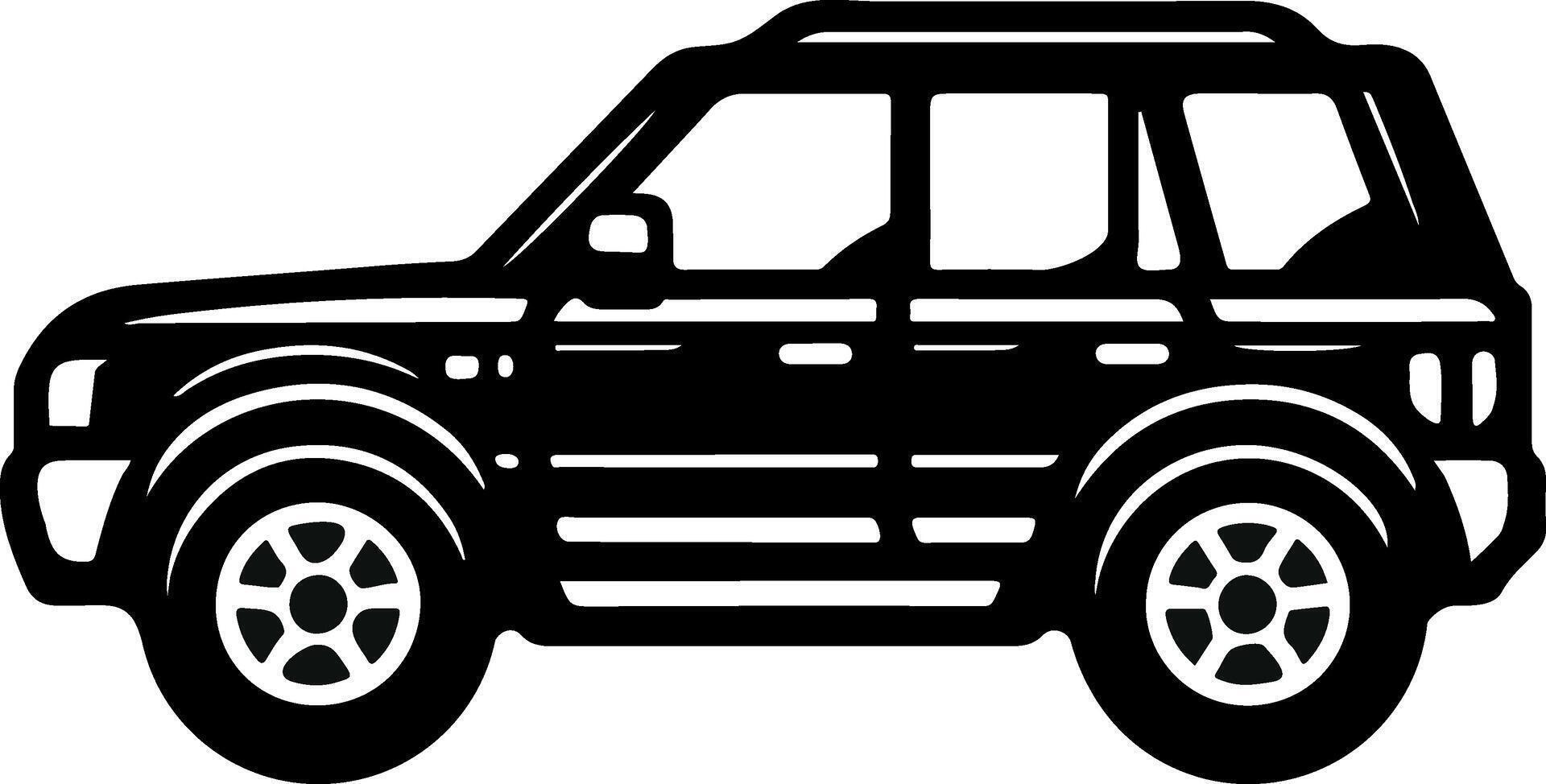 Art and Illustration of car silhouette image vector