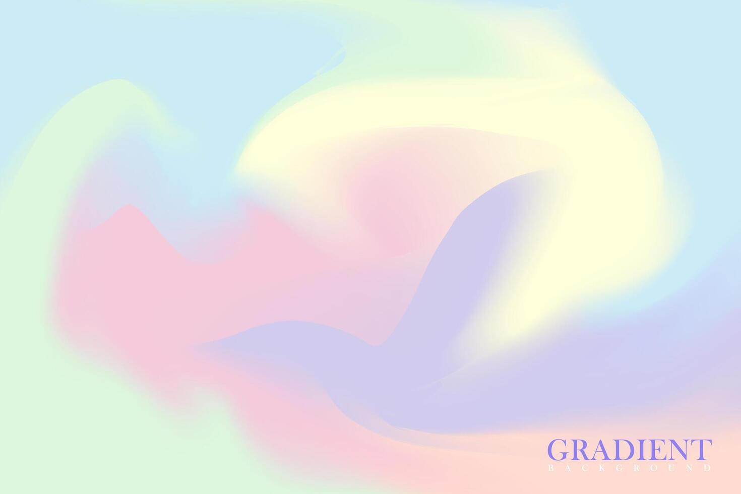 Pastel abstract gradient background vector
