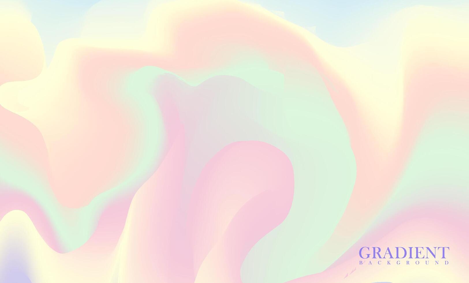 Pastel abstract gradient background vector