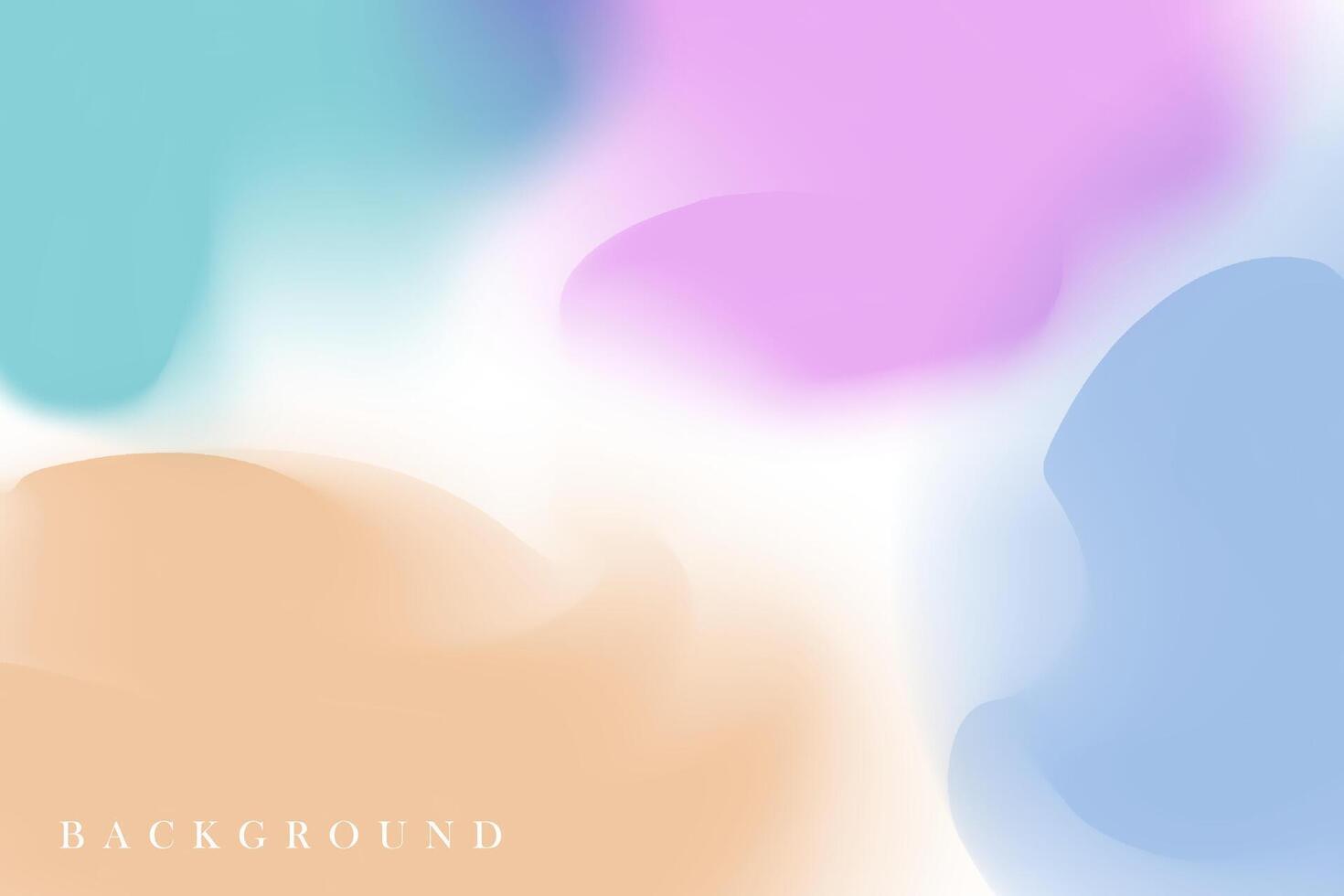 Beautiful pastel gradient abstract background vector