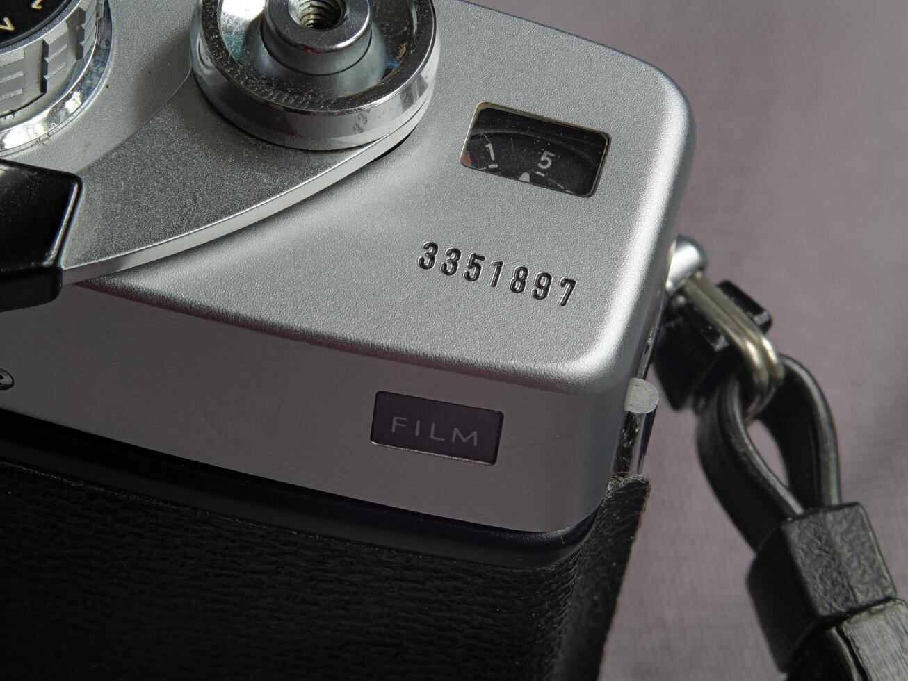 Frame Counter of old manual Camera photo