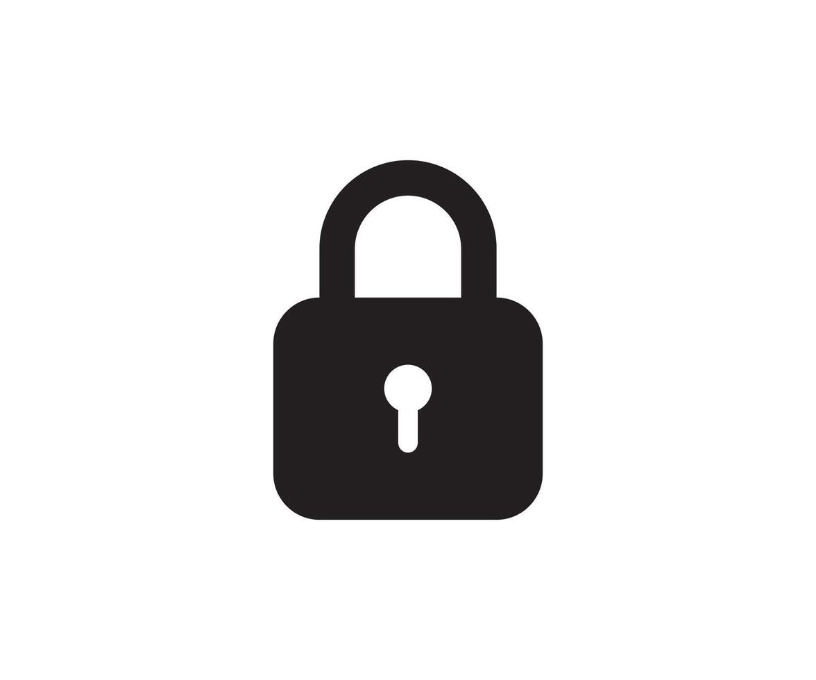 Lock icon padlock icon design vector