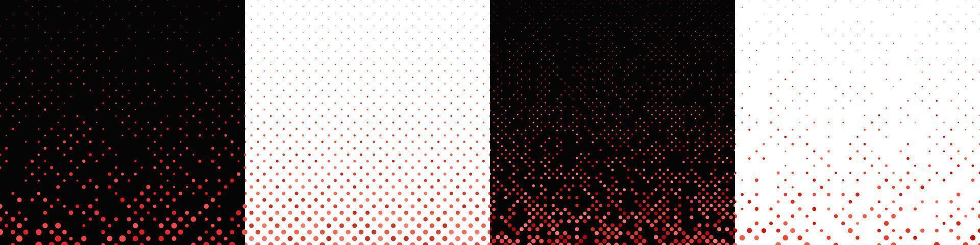 Abstract geometrical dot pattern collection vector