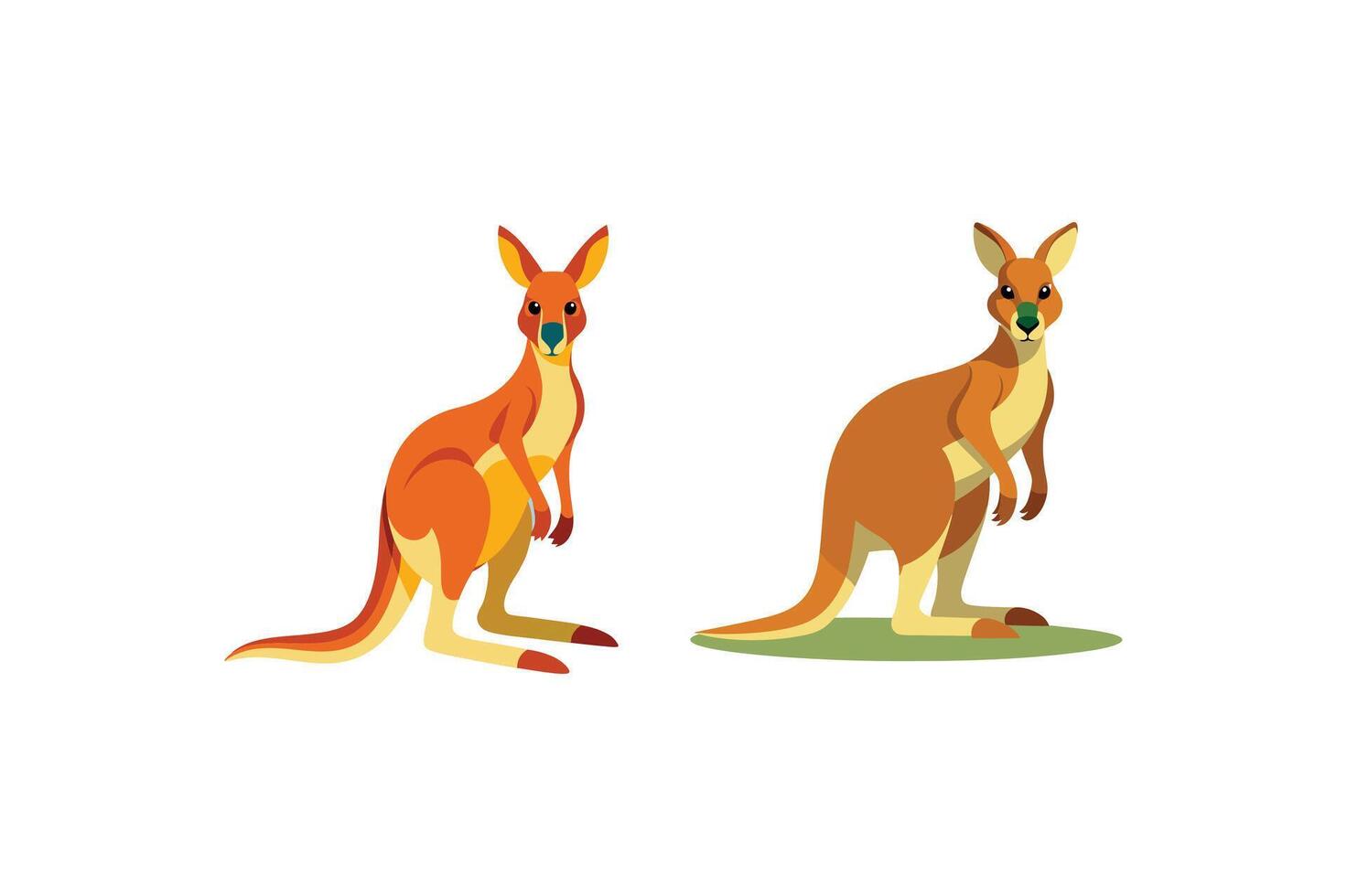 Kangaroo Style New vector
