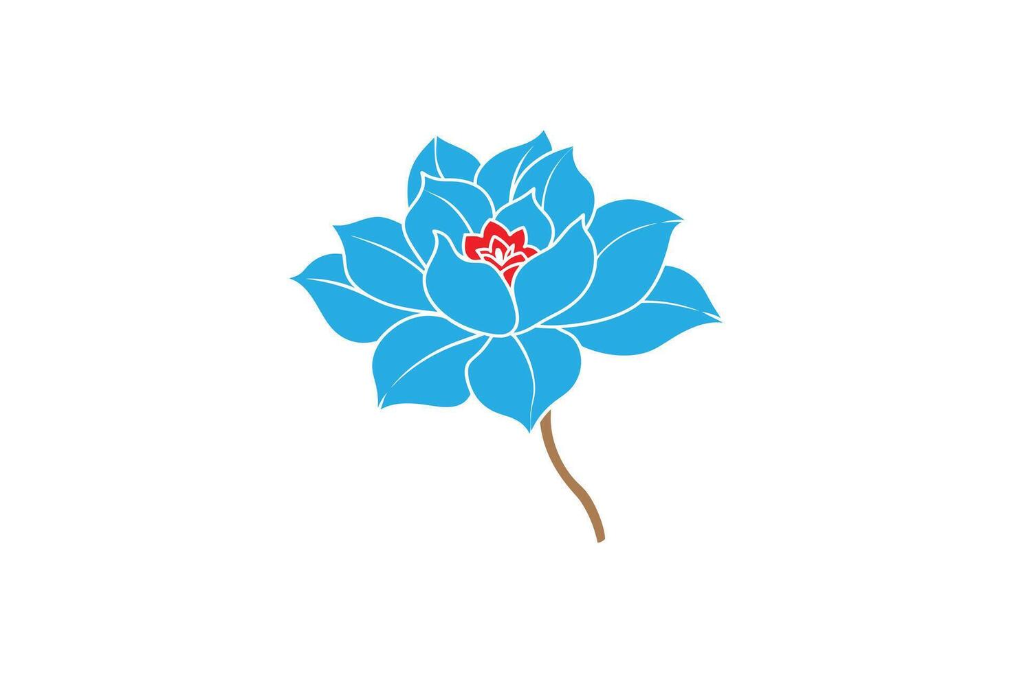 Flower Style New White vector