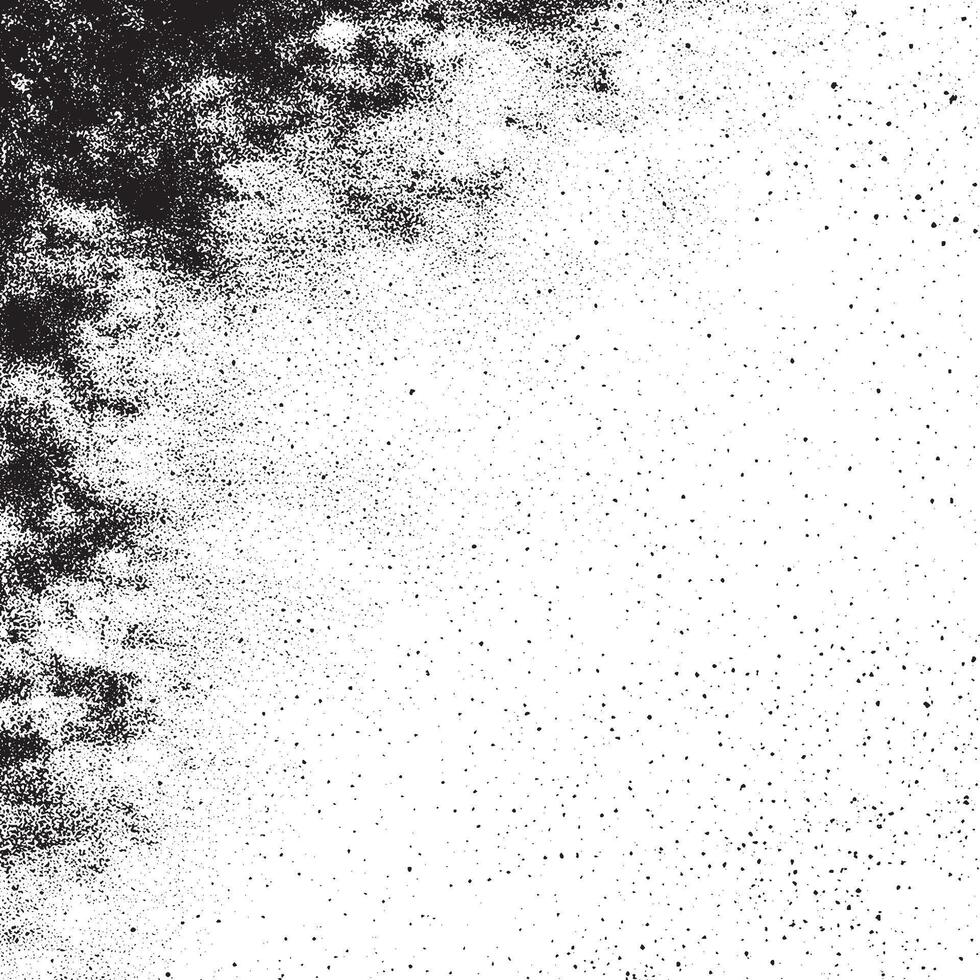 Abstract noise small particles debris and dust distressed uneven background grunge texture overlay with rough and fine grains isolated on white background vector
