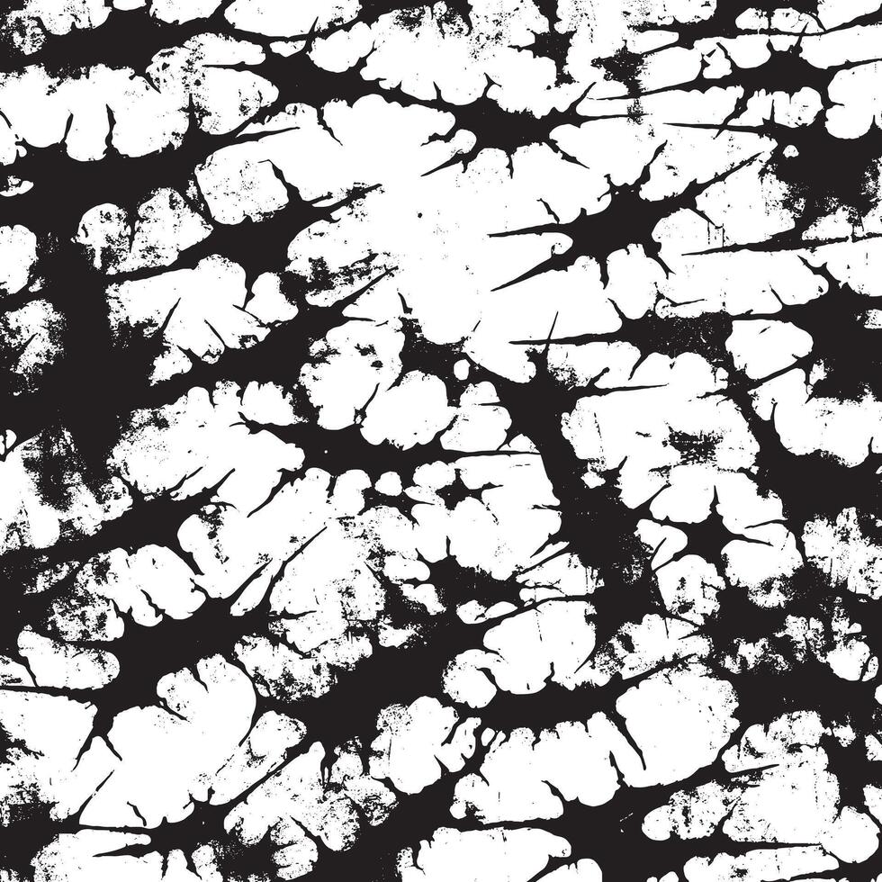 A grunge background in black and white, featuring an abstract vintage texture. This background is characterized by cracks, breaks, and stains vector