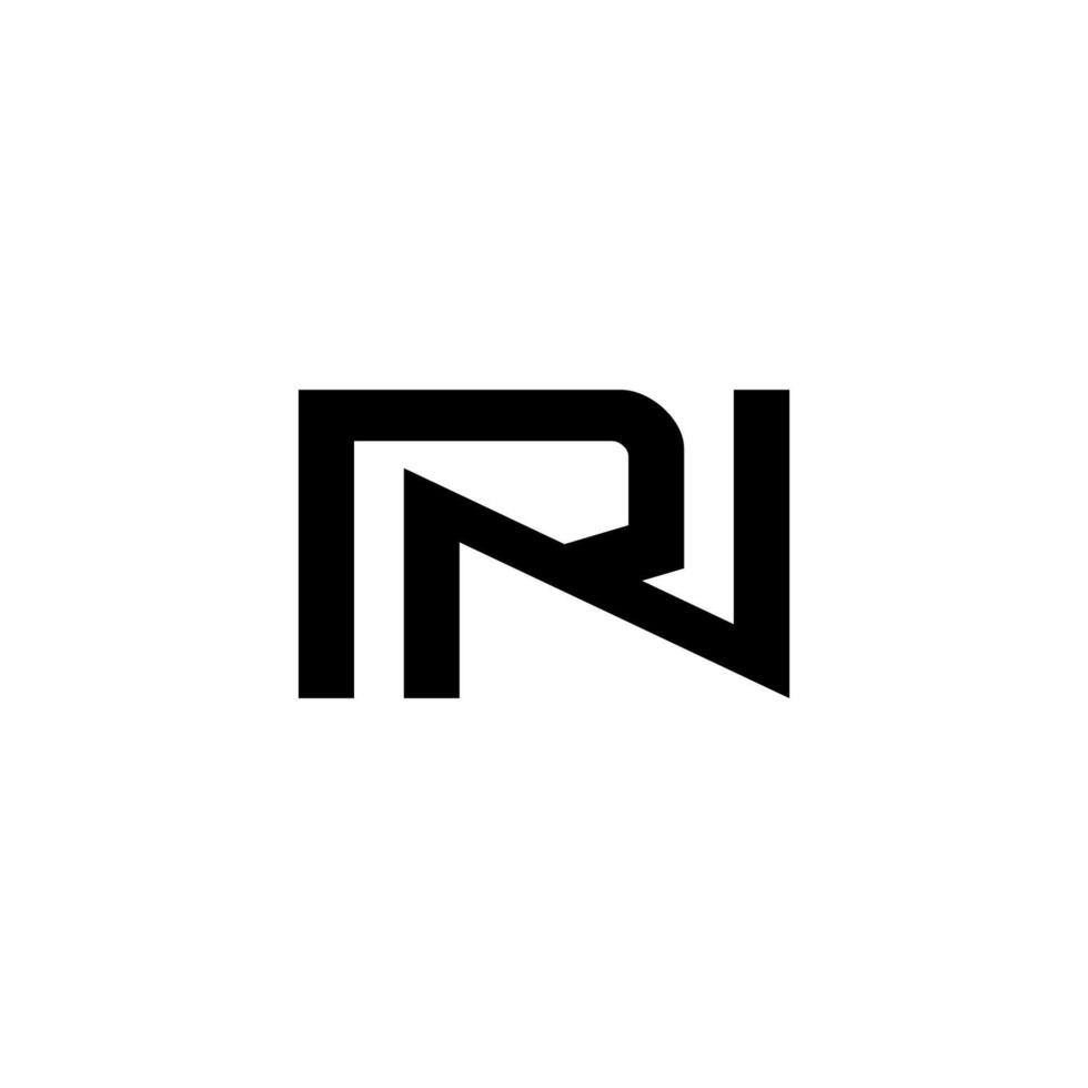 RN Monogram Logo Design vector