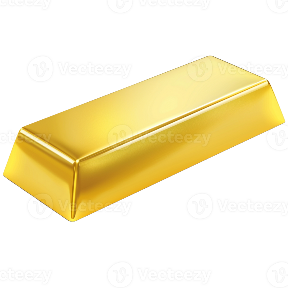 Gold bars. 3d gold bars png