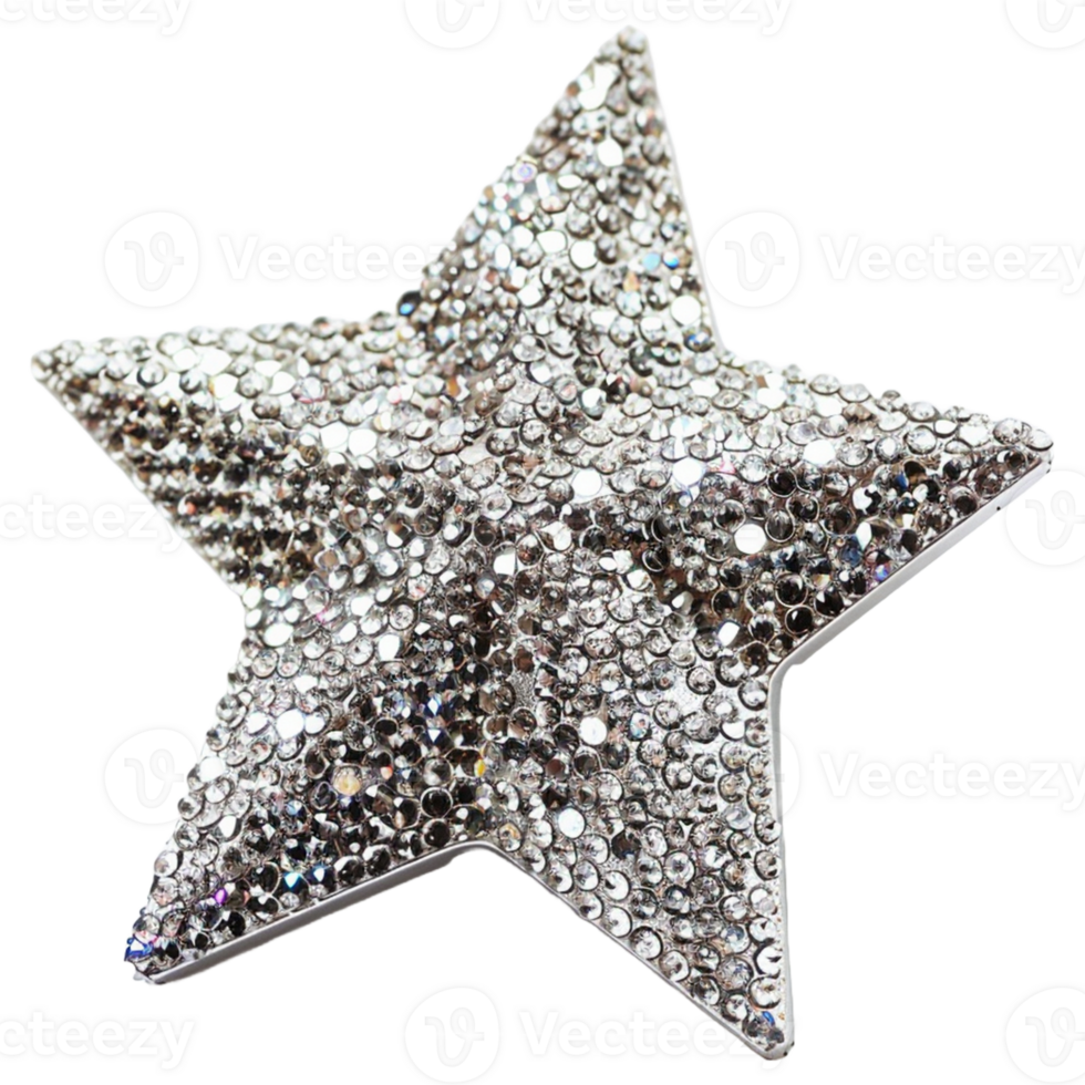 diamond star. sparkling star png