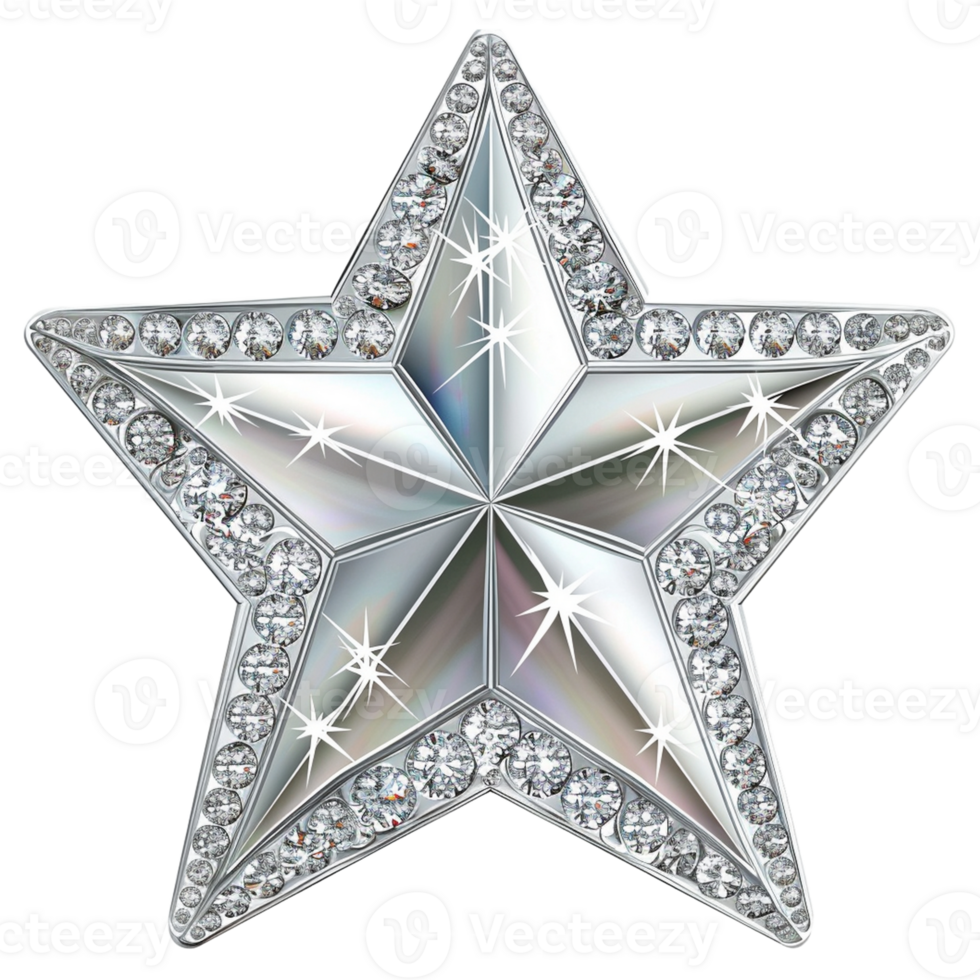 diamond star. sparkling star png