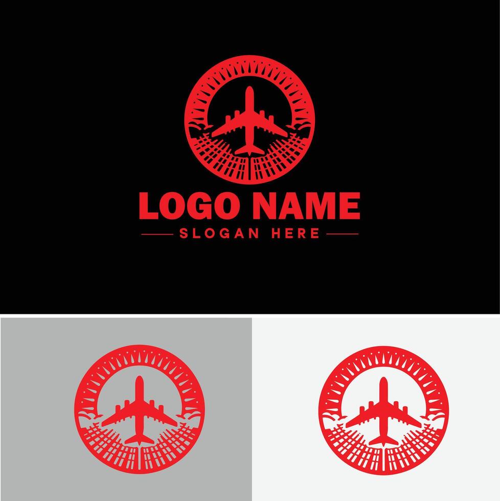 Plane logo icon for business app icon airplane travel tour air ticket logo template vector