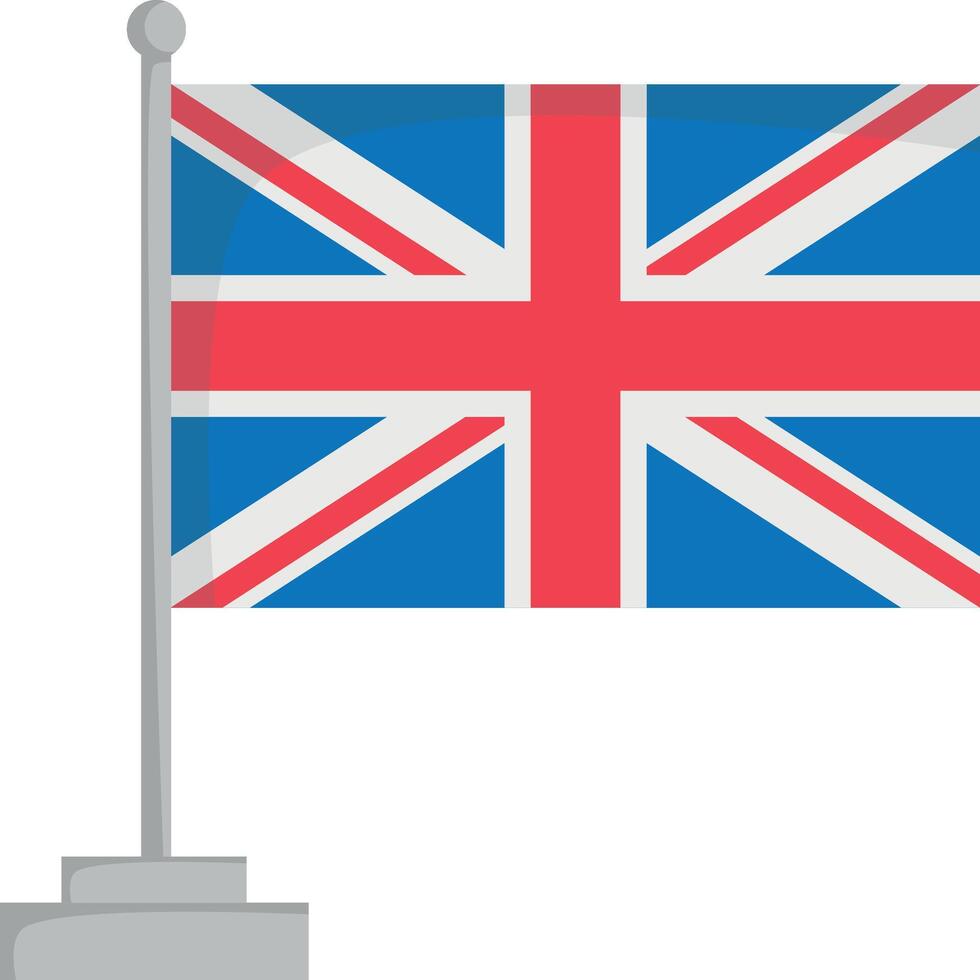 National flag of United Kingdom Illustration vector