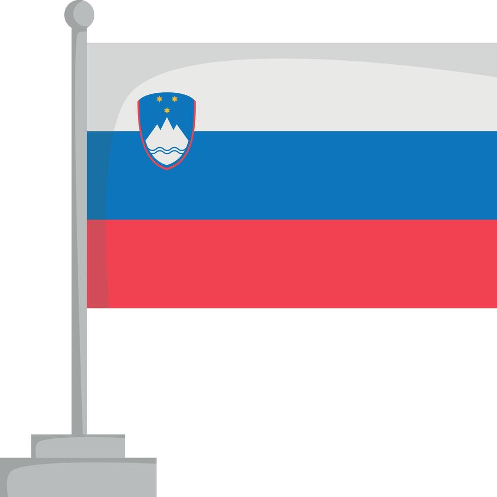 National flag of Slovenia Illustration vector