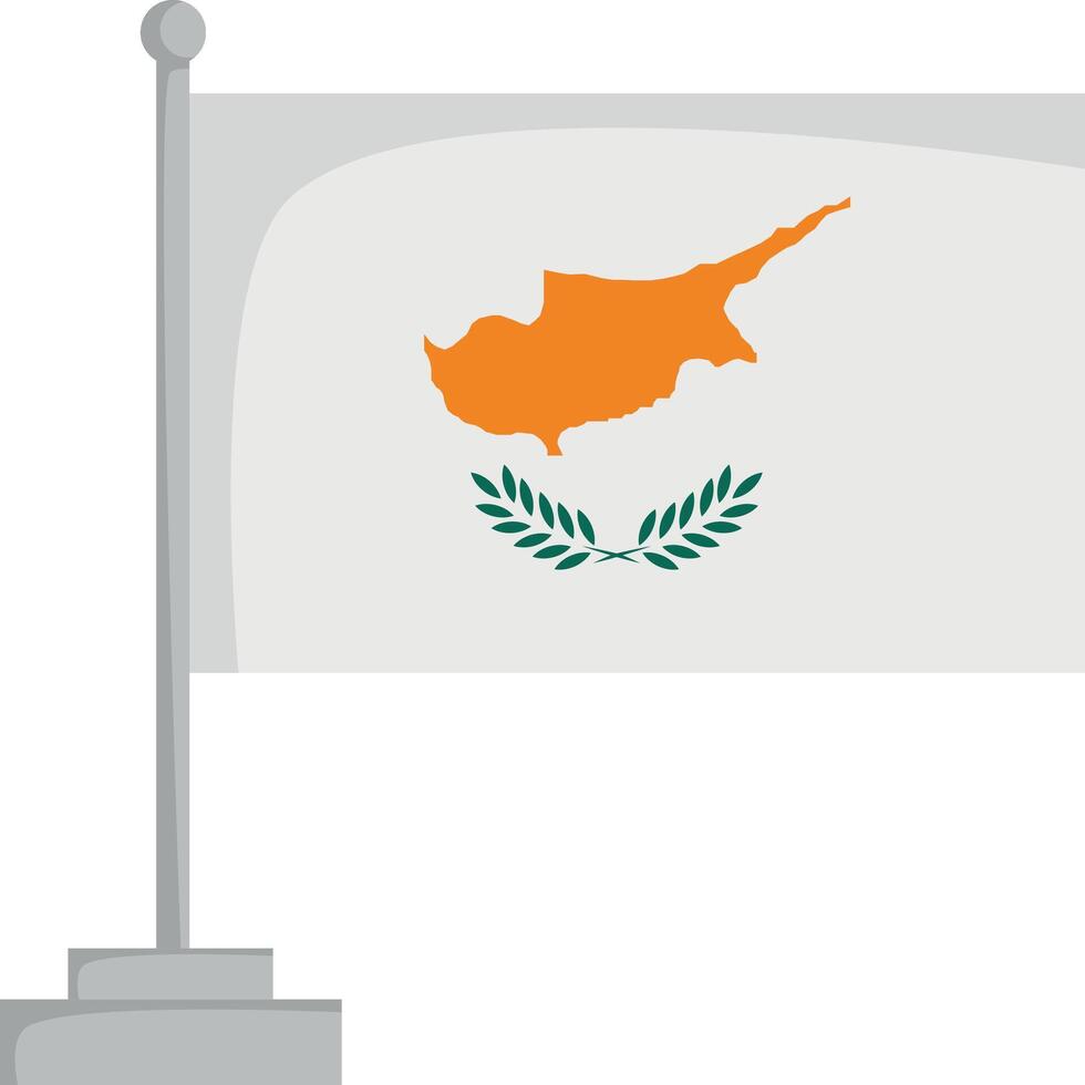 National flag of Cyprus Illustration vector