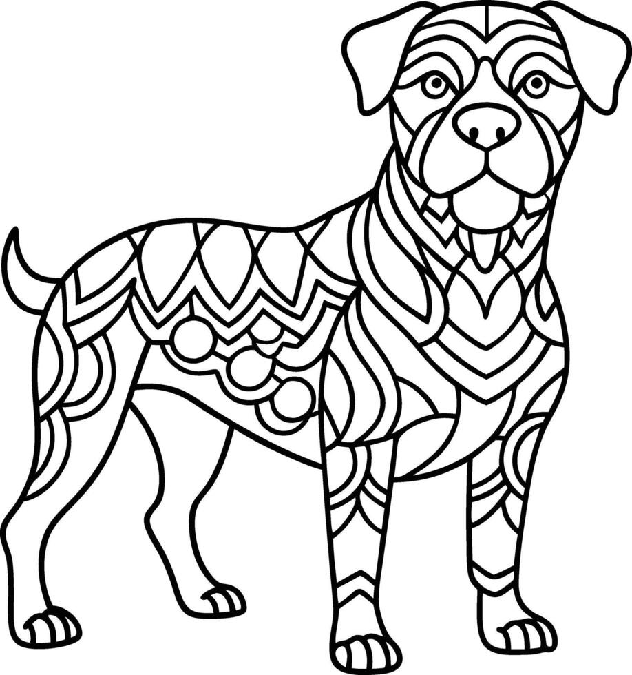 Mandala Coloring Pages for Stress Relief for kids and adults vector