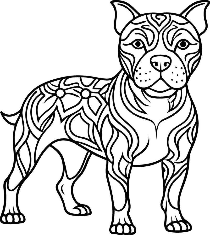Mandala Coloring Pages for Stress Relief for kids and adults vector