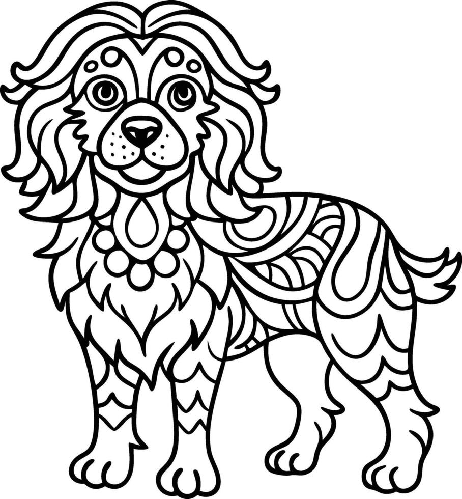 Mandala Coloring Pages for Stress Relief for kids and adults vector