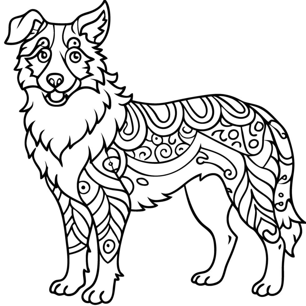 Mandala Coloring Pages for Stress Relief for kids and adults vector