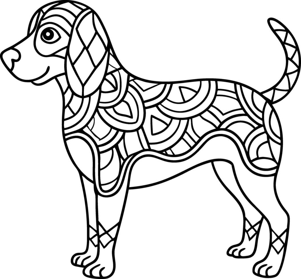 Mandala Coloring Pages for Stress Relief for kids and adults vector
