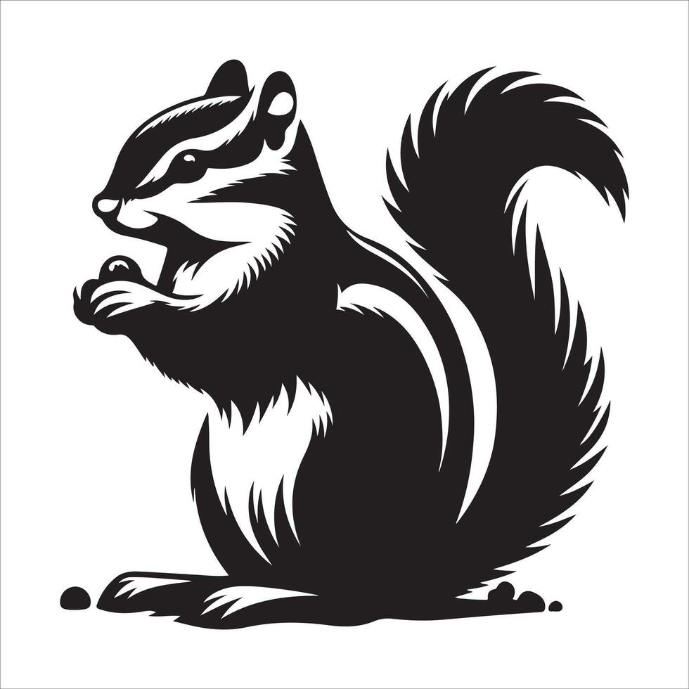 Squirrelly Shenanigans A Chipmunk's Tale vector