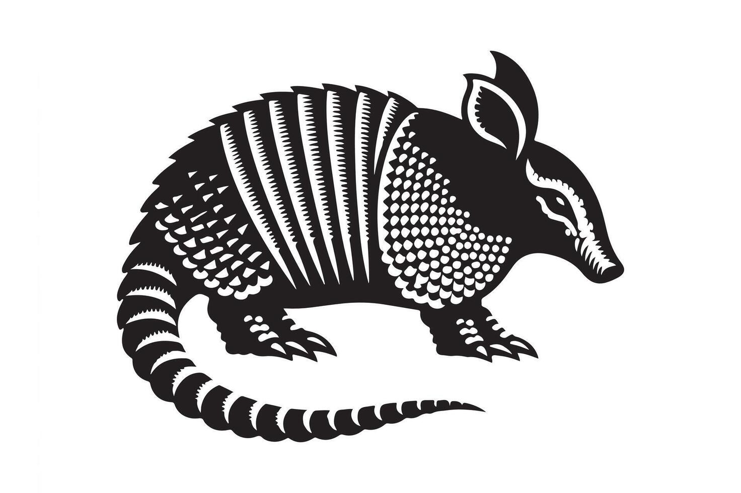 Adorable Armadillo Illustration vector