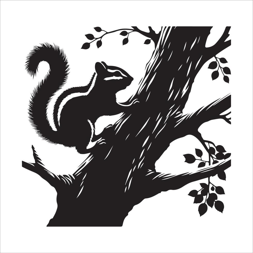 Squirrelly Shenanigans A Chipmunk's Tale vector