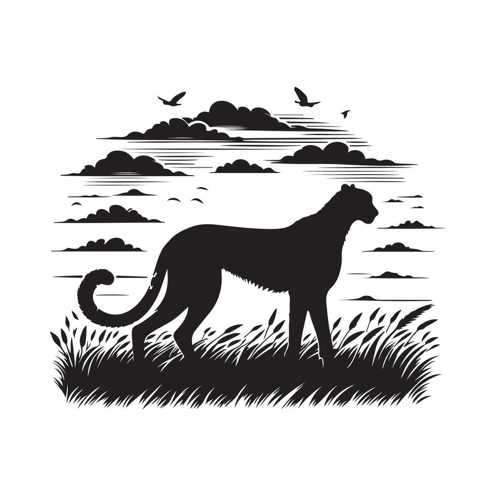 Swift Streak The Cheetah's Story vector