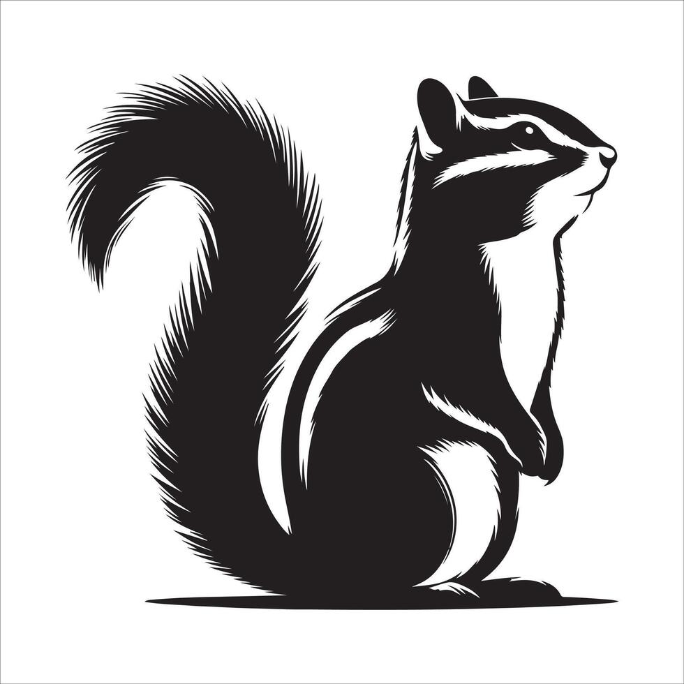 Squirrelly Shenanigans A Chipmunk's Tale vector
