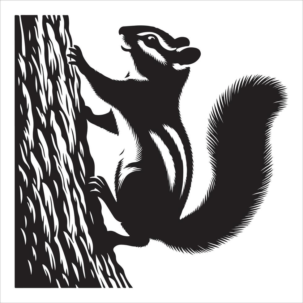 Squirrelly Shenanigans A Chipmunk's Tale vector