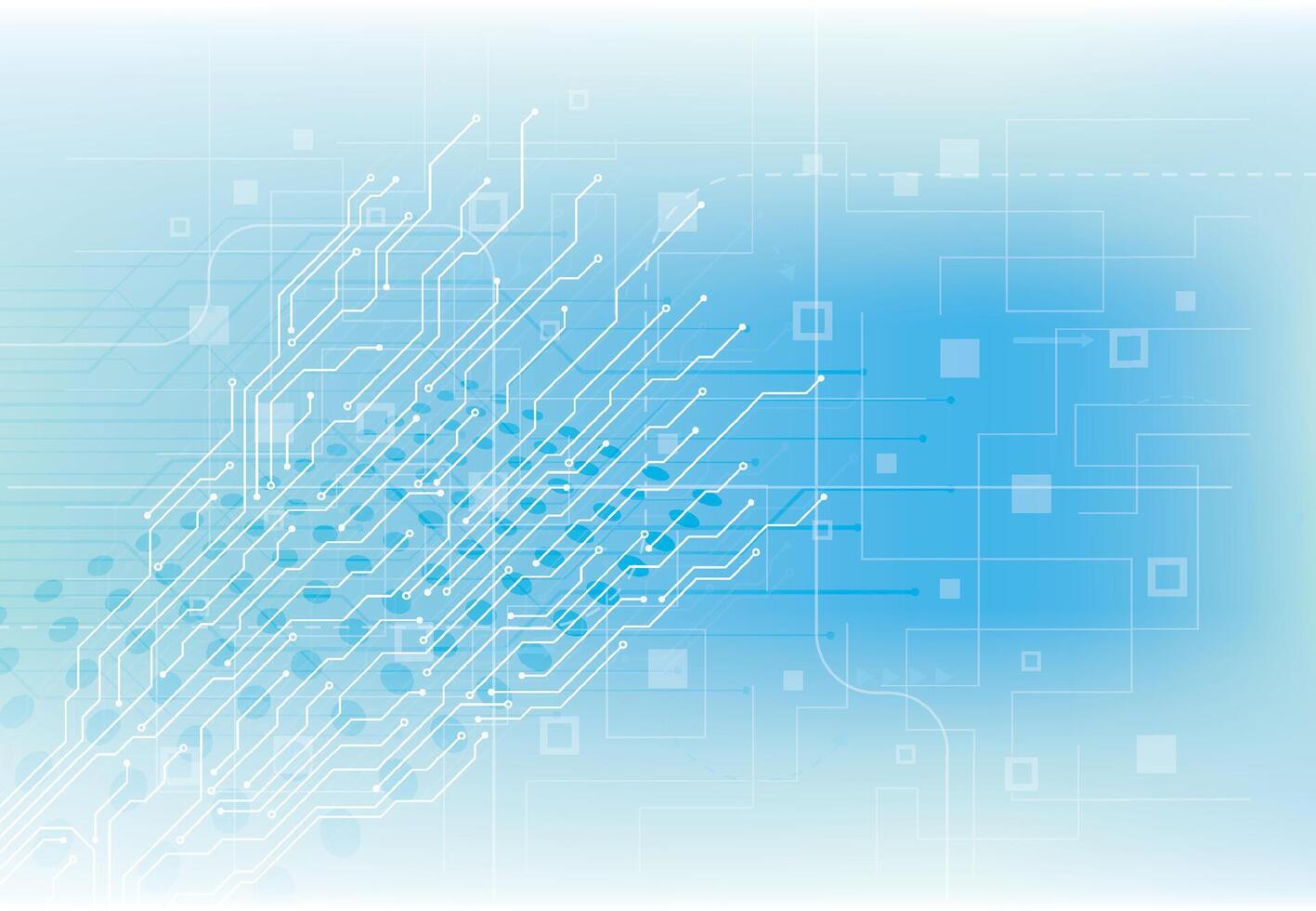Abstract background with technology circuit board texture. Electronic motherboard illustration. Communication and engineering concept vector