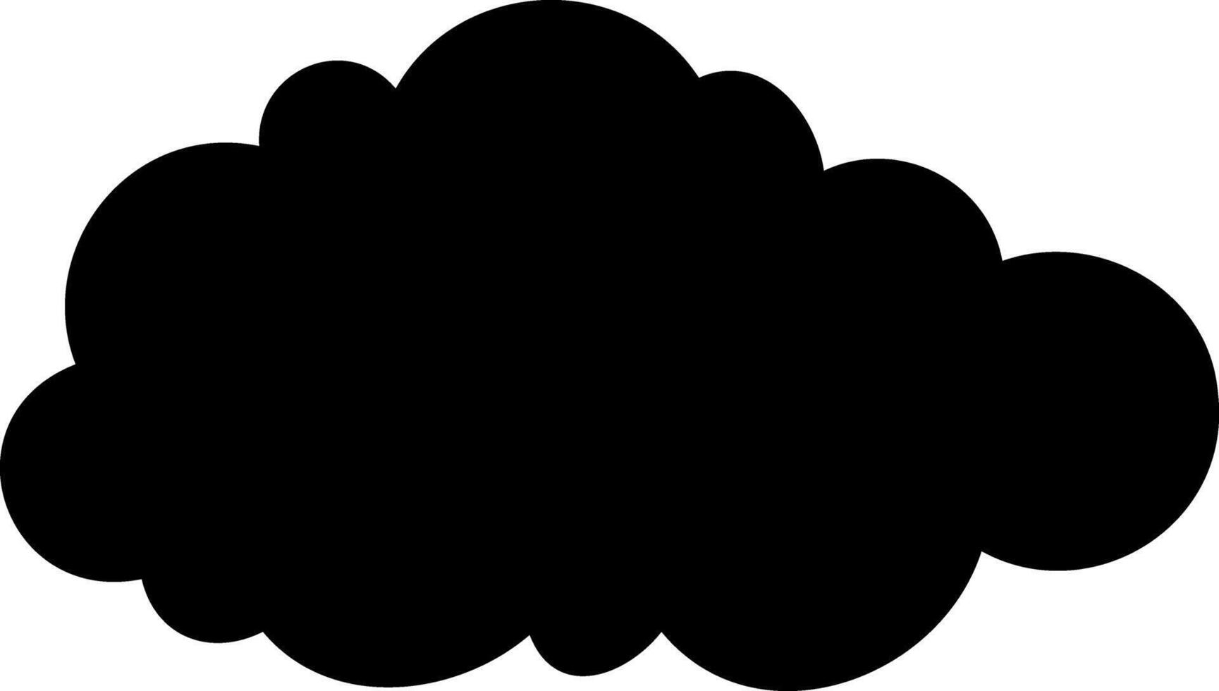 Cloud icon iWeather symbol clipart Stencil vector