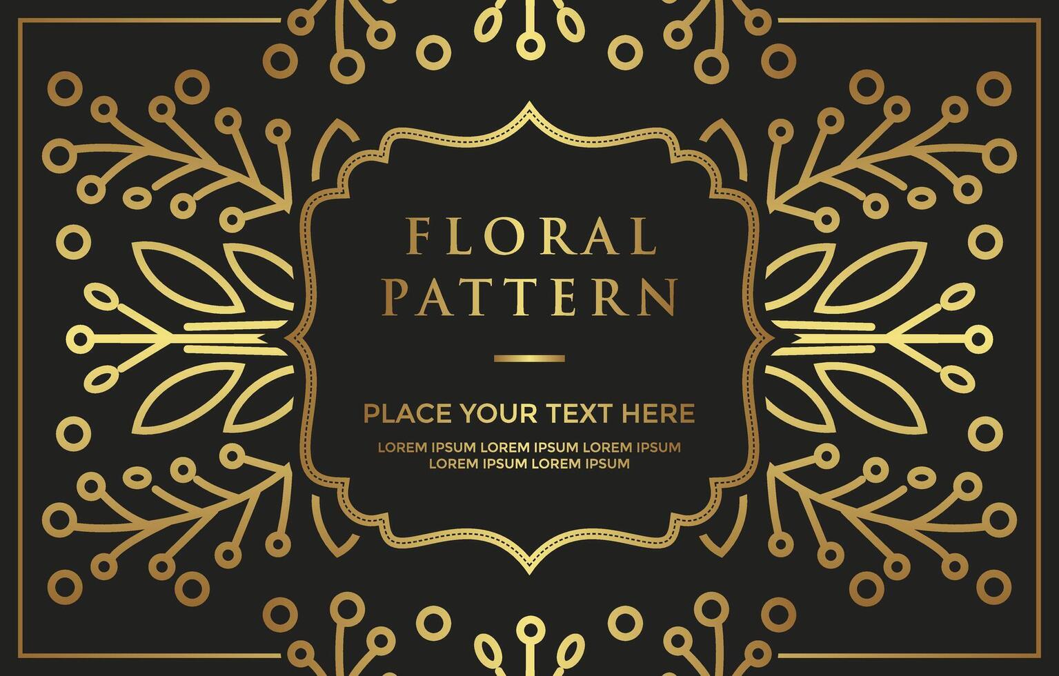Hand drawn flowers floral patterns frame background border vector